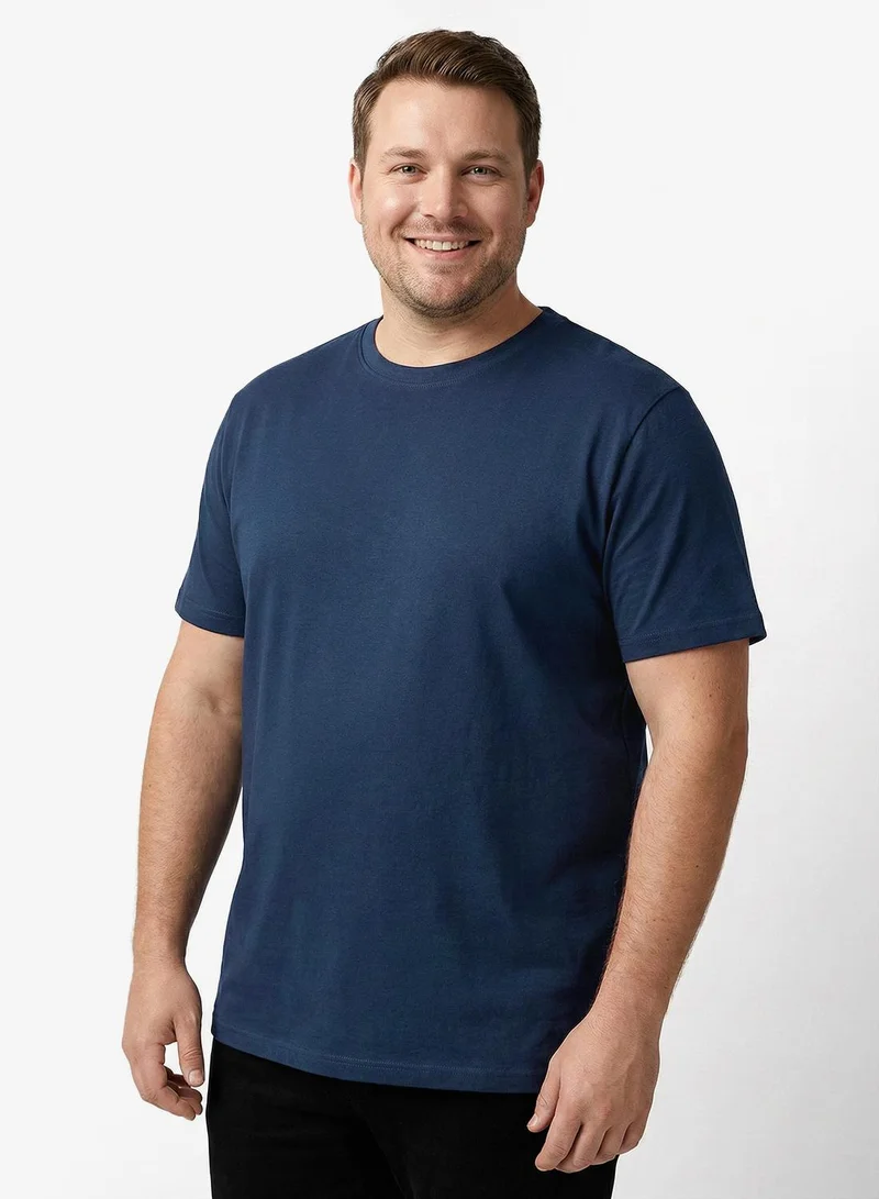 سفنتي فايف بيسيكس عبوة من  تيشيرتات بياقة دائرية